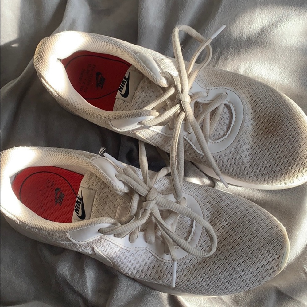 White Nike Running shoes